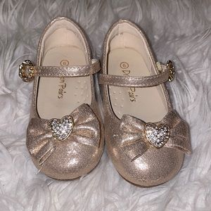 Gold Toddler Dress Shoes